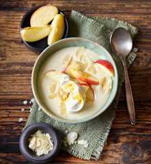 Apfel-Vanillesüppchen