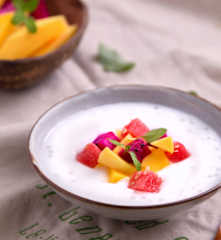 Fruit and Sago Pudding