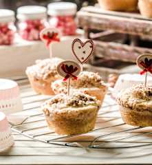 Panquecitos de nuez y vainilla