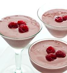 Sorbete de vino tinto