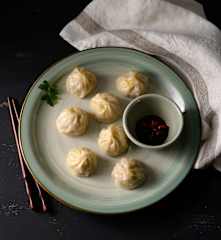 Soup dumplings (xiao long bao)