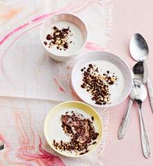 Warmer Schoko-Kokos-Grießbrei