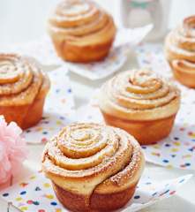 Zimt-Hefe-Muffins