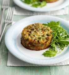 Pea and Courgette Tarts
