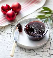 Plum and cherry paste