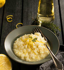 Zitronenrisotto