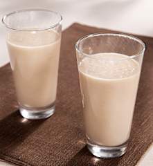 Batido de frutas con avena