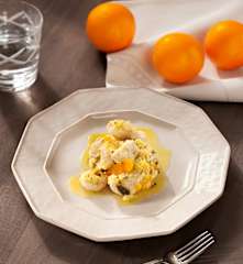 Pechuga de pollo a la naranja