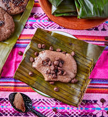 Tamales de chocolate