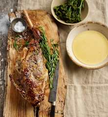 Fırında Kuzu Kol, Parmesanlı Polenta ve Brokoli