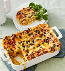 Möhren-Wirsing-Lasagne