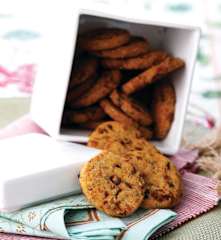 Bolachas de queijo e tomate seco