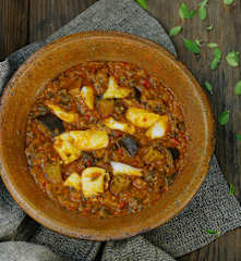 Ragout de poisson angolais (Calulu)