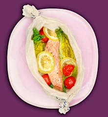 Lachs im Päckchen