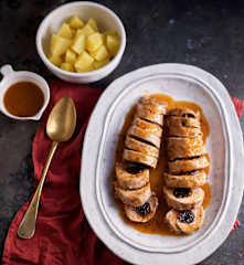 Schweinefilet mit getrockneten Pflaumen (XXL)