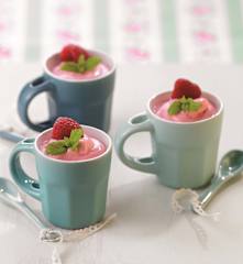 Raspberry and Lime Mousse