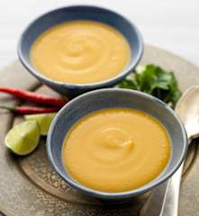 Zupa z batatów z pastą curry