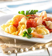 Tomaten-Garnelen-Sauce