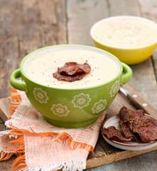 Krem z topinamburu z kindziukiem