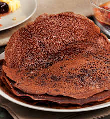 Masa de crêpes de chocolate