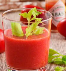 Zumo de tomate preparado