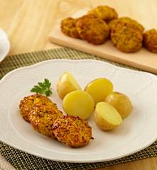 Čočkové biftečky s mrkví