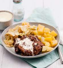 Karkówka z Varomy z kapustą i ziemniakami