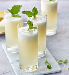 Granita melone, menta e gin