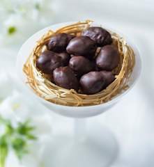Chocolate and prune Easter eggs