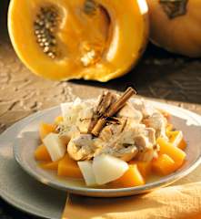 Curry di zucca e pollo