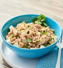 Ensalada de trigo sarraceno con pollo