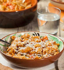 Mezze penne integrali risottate alla norma