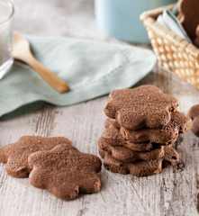Biscotti al cacao e cioccolato