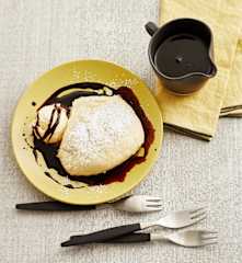 Birne-Helene-Germknödel