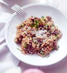 Risotto mit Steinpilzen