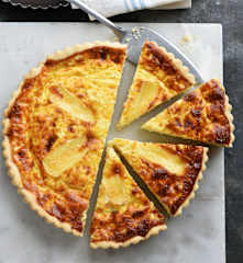 Quiche de la boîte à fromage