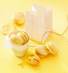 Macarons au citron