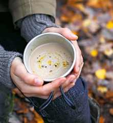 Velouté de châtaignes et céleri
