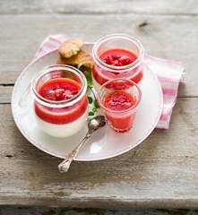 Panna cotta al grano saraceno