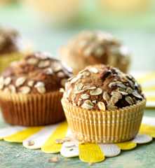 Banánové muffiny s vlašskými ořechy