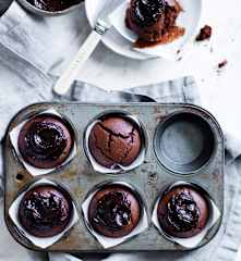 Chocolate cupcakes with chocolate avocado icing