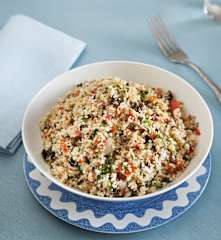 Sałatka z kaszą kuskus