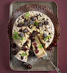 Kirschkuchen mit Vanillecreme