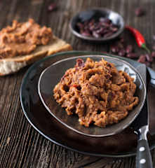 Feuriger Bohnenaufstrich (vegan)