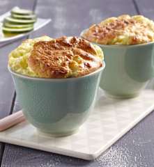 Soufflé aux courgettes et au gorgonzola