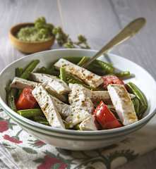 Warm Turkey and Green Bean Salad