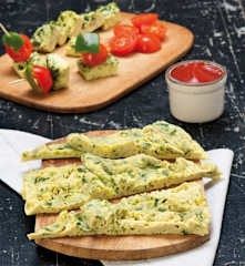 Ziołowa frittata z ricottą