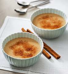 Natillas de cerveza negra