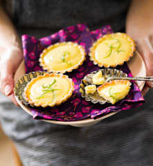 Tartelette citron vert-gingembre