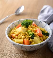 咖哩蔬菜炊飯